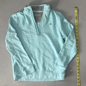 Vineyard Vines Boys Aqua Zip-Up pullover